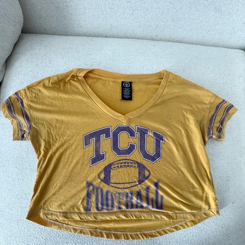 TCU Crop Top T-Shirt